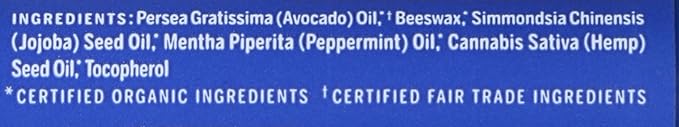 Dr Bronner's, Lip Balm Peppermint Organic, 0.15 Ounce