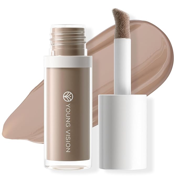 YOUNG VISION Cool Toned Liquid Contour Stick, Cold Grey Brown Makeup Wand for Face Sculpting, Blendable Shadow Cream Bronzer Gray, Long Lasting Natural Matte Finish, 03