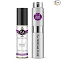 CA Perfume Duo Impression of Orchid Powder For Women And Men Perfume Layering Set Long Lasting Travel Size EDP + Body Oil Roll-On Bottle 0.27 Fl Oz+0.33 Fl Oz