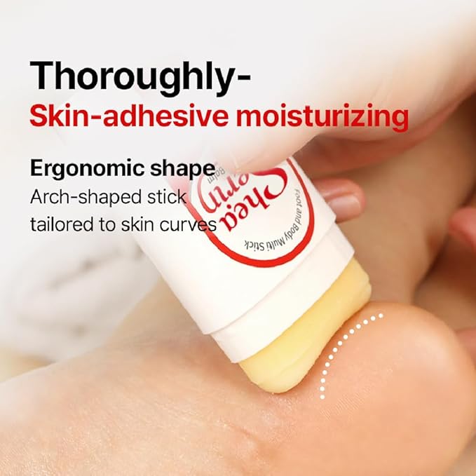Foot & Body Shea Butter Stick Balm 0.71 oz foot cream for dry cracked heels and feet, Multi moisturizing stick,Made of Shea Butter, OliveOil, Sunflower Oil, Argan Oil.