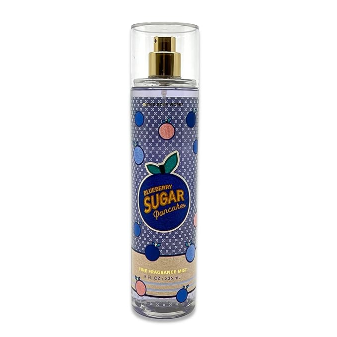 Bath & Body Works Blueberry Sugar Pancakes Fine Fragrance Mist - Lot of 3