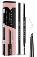 Eyebrow pencils for women,03 Light Brown,0.1mm Ultra-Fine brow pencils,Waterproof,with 2-in-1 Double-Ended Automatic Angled Precision Tip,Built In Spoolie Brush,Longwearing Eye Brow Makeup Pencils