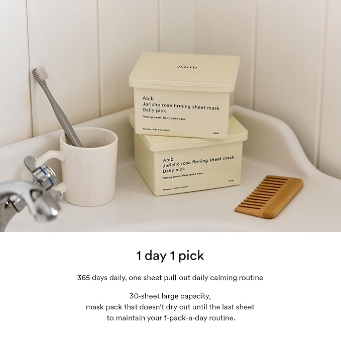 Abib Jericho Rose Sheet Mask Daily Pick (30 Sheets)