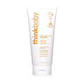 Thinkbaby SPF 50+ Baby Sunscreen, 6 Oz. – Safe, Natural Mineral Sun Cream for Babies - Water Resistant, Broad Spectrum UVA/UVB Sun Protection – Vegan Sunscreen for Kids