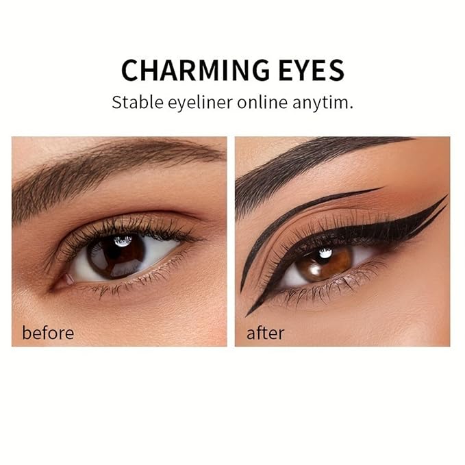 Gel Eyeliner 10 Colors Smooth Cream Matte Eyeliner Gel Longlasting Waterproof and Smudgeproof High Pigment Eyeliner with Brush (09 Wine)
