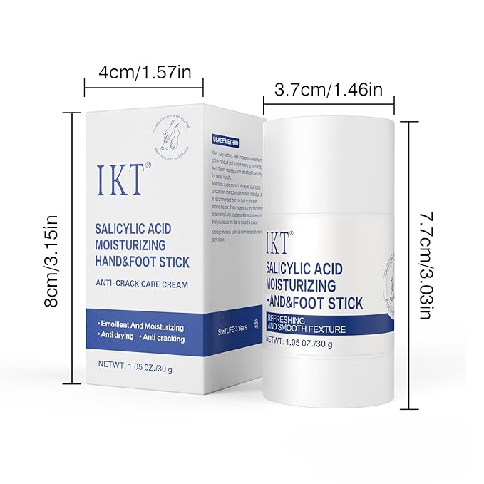 Professional Repair Heel Balm Stick -2 pcs, for dry cracked feet treatment, intensive foot repair, refreshingly smooth non-greasy texture