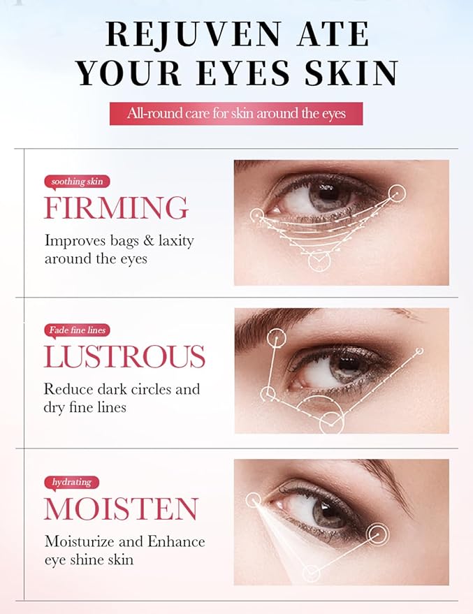 Under Eye Patches for Dark Circles - 80 PCS Eye Mask with Niacinamide, Collagen & Natural Extracts to Reduce Bags, Wrinkles, Fine Lines & Puffiness for Firmer, Elastic, Glowing Skin.