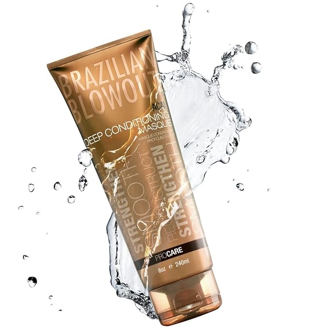 Brazilian Blowout Deep Conditioning Masque 8 fl oz for Dry Frizzy Hair