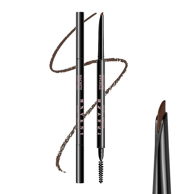 Microblading Eyebrow Pencil,Eyebrow Retractable Definer Pencil,Angled Precision Tip,0.1MM Ultra Slim Eyebrow Makeup,Long-Lasting Waterproof,Smudgeproof (04 RED BROWN, 1 Pack)