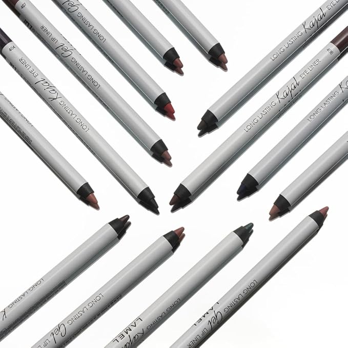 Lamel No Smudge Gel Eyeliner - Violet - Waterproof Eyeliner Pencil - 10-Hour Wear, Sharpenable, Contact Lens Friendly, Vegan - Creamy & Sweat Proof Pencil - Highly Pigmented - 404 Shade