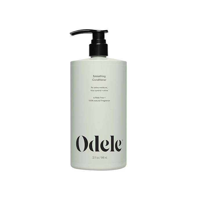 Odele Smoothing Sulfate-Free Conditioner for Extra Moisture, Frizz Control, Shine, and Straight to Curly Hair Types, 32 Fl Oz