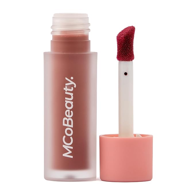 MCoBeauty - Dream Liquid Dewy Blush for Cheeks - Nude Mauve Radiant Flush for Fresh Shade - Fresh Glowing Cheeks - 4.6ml - Vegan, Cruelty Free - Face Makeup, Blush Liquid