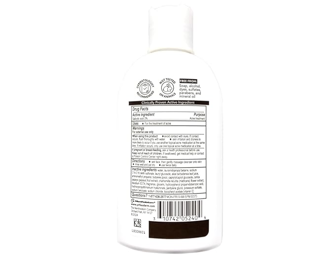 Phisoderm Anti-Blemish Gel Cleanser 6 oz