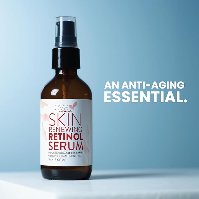 Retinol Serum for Face with Hyaluronic Moisture Complex Lightweight Night Serum for Smoother, Radiant-Looking Skin | Helps Minimize the Appearance of Fine Lines & Uneven Tone 2 oz 2 Pack