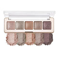 High Pigment Glitter Shimmer Eyeshadow Palette–Sparkly Metallic Eye Makeup in Rose Quartz, Silver Champagne, Coral Pink, Taupe Gold&Plum Silver Shades, Long-Lasting Festival Party Eye Glitter Palette