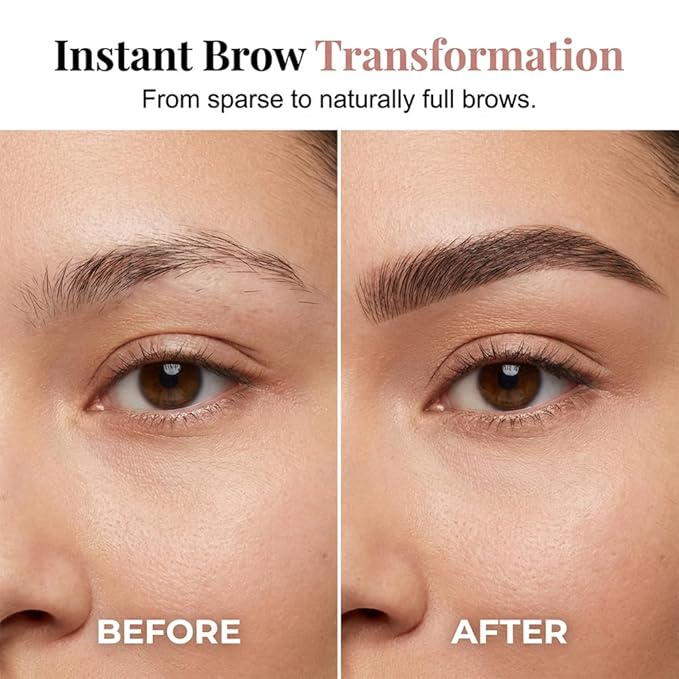 Microblading Eyebrow Pen, 2026 Upgraded 4-Tip 3D Waterproof Eyebrow Pencil, Premium Eye Brow Pen Natural Magic Eyebrow Makeup Fine Stroke Contouring Pencil Long-Lasting Stay on All Day (Black)