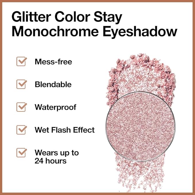 CAKAILA Pink Rose Gold Monochrome Shimmer Eyeshadow Palette Makeup,Long Lasting Naturing-Looking Lightweight Glitter Single Eyeshadow,Neutral Powde Eye Shadow for Older Women