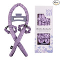 Heatless Hair Curler, Satin Hair Rollers for Heat less Curls Overnight, Premium Satin for No Heat Curls, Overnight Heatless Curling Rod to Sleep In, Silky Curlers with Clip and Scrunchies