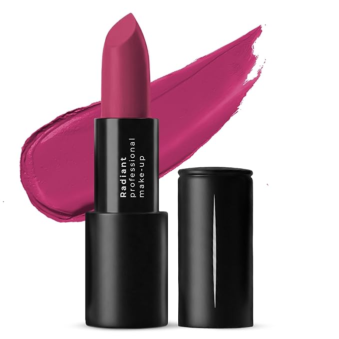 Radiant Professional Matte Lipstick for Women – Long Lasting Lipstick with Vitamin E, Hyaluronic Acid & UV Protection (UVA/UVB) – Advanced Care & Ultra Moisturizing Lip Stick – 209 CHERRY