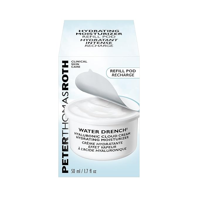 Peter Thomas Roth | Water Drench® Hyaluronic Cloud Cream Hydrating Moisturizer Refill Pod | Hyaluronic Acid Cream For All Skin Types, Line-Smoothing, Fragrance-Free