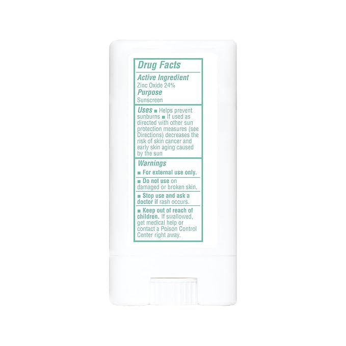 Thinkkids SPF 30 Mineral Sunscreen Stick, 0.64 Oz, Safe, Natural, Water Resistant Reef Safe Sunscreen for Children, Broad Spectrum UVA/UVB Sun Screen, Travel Stick for Sun Protection
