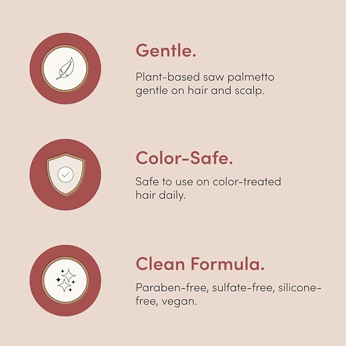 hims Thick Fix Shampoo & Conditioner Set - Saw Palmetto for Healthy Hair Growth & Thickening - Scalp Cleansing - Vegan, Sulfate-Free & Cruelty-Free - Eucalyptus Scent, 6.4 fl oz