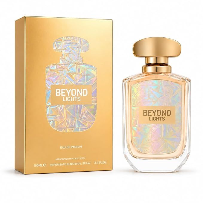 Beyond Lights Eau de Parfum for Women, 100ml / 3.4 fl oz Long-Lasting Perfume Spray, Chypre Floral Fragrance with Black Pepper, Italian Mandarin, Jasmine Sambac, Rhubarb, Patchouli & Musk,