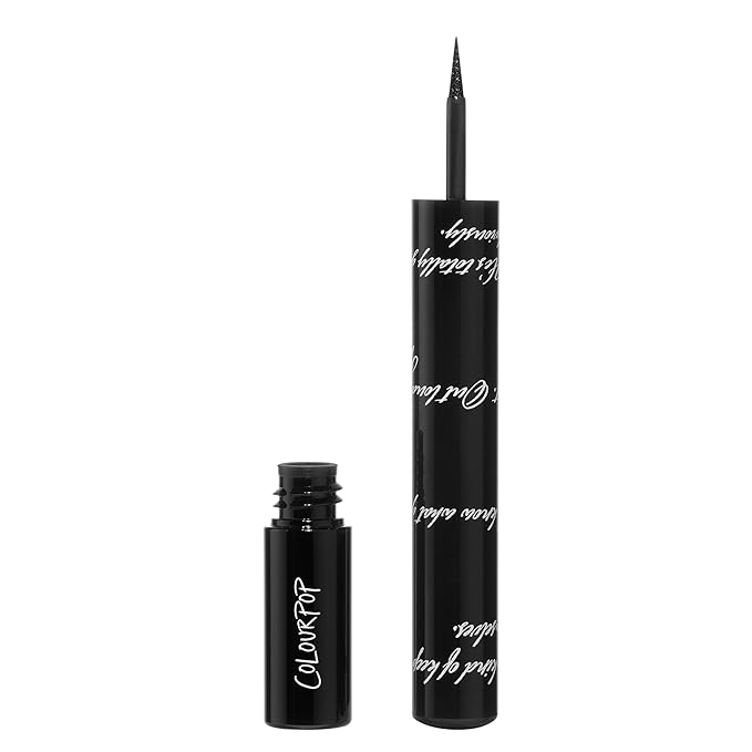 ColourPop Twilight Collection Graphix Ink Liner - High-Pigment Liquid, Colored Eyeliner with a Long-Lasting, Buildable Formula and Flexible Precision Tip - Forever (0.07 oz)