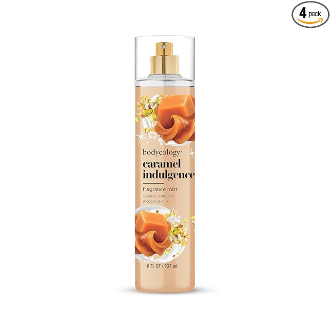 Bodycology Long-Lasting Fragrance Body Mist, Caramel Indulgence, 8 fl oz