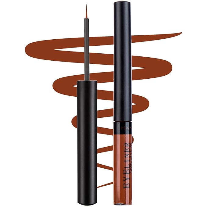 Liquid Eyeliner, Matte Colored Eyeliners, Brown Eyeliner, White Black Red Green Purple Waterproof High-pigmented Colorful Eyeliners Eye Makeup,1PC Brown