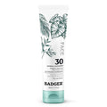 Badger Zinc Oxide Face Sunscreen SPF 30, Lightweight Mineral Sunscreen for Face, Matte Finish, No White Cast, Vegan, Water Resistant, Unscented, Mineral Sunblock Face Lotion, 1.7 fl oz