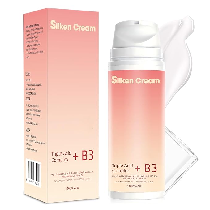 Skin Treatment Resurfacing Cream for Keratosis Pilaris, Advanced Triple-Acid AHA BHA PHA Exfoliator Lotion — Smooths Chicken Skin Bumps, Hydrating, Brightening & Soothing