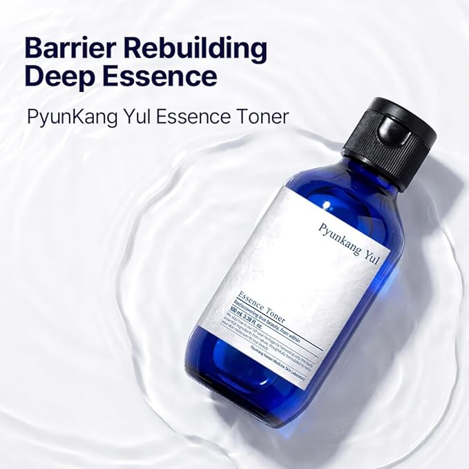 Pyunkang Yul PKY Essence Toner for Barrier Rebuilding, Highly Concentrated Essence Facial Toner, Minimal Ingredients, Zero-Irritation, Korean Skincare, (3.38 Fl. Oz, 100ml)