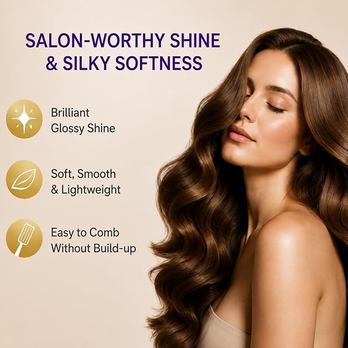 Keratin Moisturizing Hair Mask for Women, Deep Conditioning Gloss Hair Treatment for Dry, Damaged Hair, Frizz Control, Smoothing - For All Hair Types