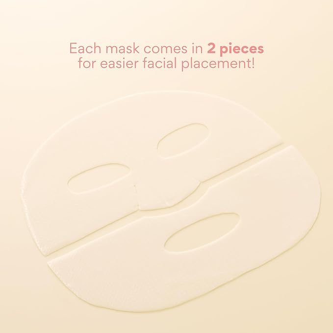 KOCOSTAR Norwegian Collagen Hydrogel Mask | Patented Bio-Collagen Overnight Real Deep Mask with Hyaluronic Acid, Promotes Skin Elasticity and Intense Hydration, Korean Skincare, (1 sheet, 0.88 oz)
