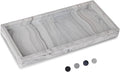 Bathroom Trays for Counter, Slicone Vanity Trays for Bathroom, Rectangle Sponge Holder for Kitchen Sink - Marble Grey
