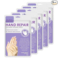 5 Pairs Hands Moisturizing Gloves, Hand Skin Repair Renew Mask Infused Collagen, Vitamins + Natural Plant Extracts for Dry, Aging, Cracked Hands (5 Pairs Hand mask)