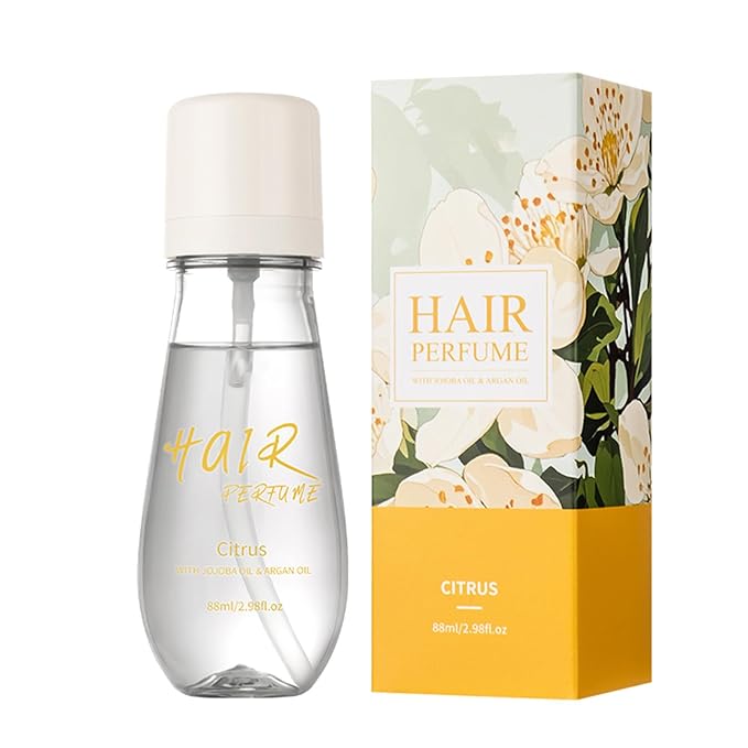 dPois Women’s Floral Hair Perfume Mist Orange Blossom Rose Scented Spray 2 Oz Travel Friendly Long Lasting Fragrance for Everyday Use Orange One Size