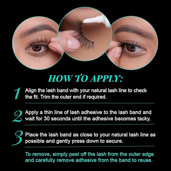 Ardell Sweeties - Black, Natural Look False Eyelashes, Soft and Comfortable, Reusable Strip Lashes for Everyday Wear, 4 Pack
