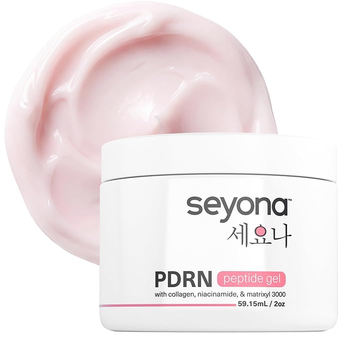 Advanced PDRN Peptide Gel – Salmon DNA Collagen Moisturizer with Matrixyl 3000, Niacinamide & Peptide Complex – Lightweight Korean Skincare Beauty Face Gel for Firm, Radiant-Looking Skin – 2oz