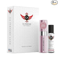 CA Perfume Duo Impression of Delina Exclusif For Women Perfume Layering Set Long Lasting Travel Size EDP + Body Oil Roll-On Bottle 0.27 Fl Oz+0.33 Fl Oz