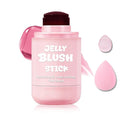 Jelly Blush for Checks,Eyes & Lip Stain 3-in-1 Long-Lasting Hydrating Jelly Tint Lightweight Sheer Blush Buildable Color Lip Tint Face Blushes Makeup# Nude Red