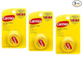 Carmex Classic Lip Balm Medicated, 0.25 oz (Pack of 3)