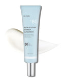 IUNIK Beta-Glucan Water Barrier Moisture Daily Sunscreen Matte & No White Cast SPF 50+ PA++++ Vegan Lifting & Plumping Moisturizing Daily Sun Cream for Dry Oily Sensitive Skin Korean Skincare