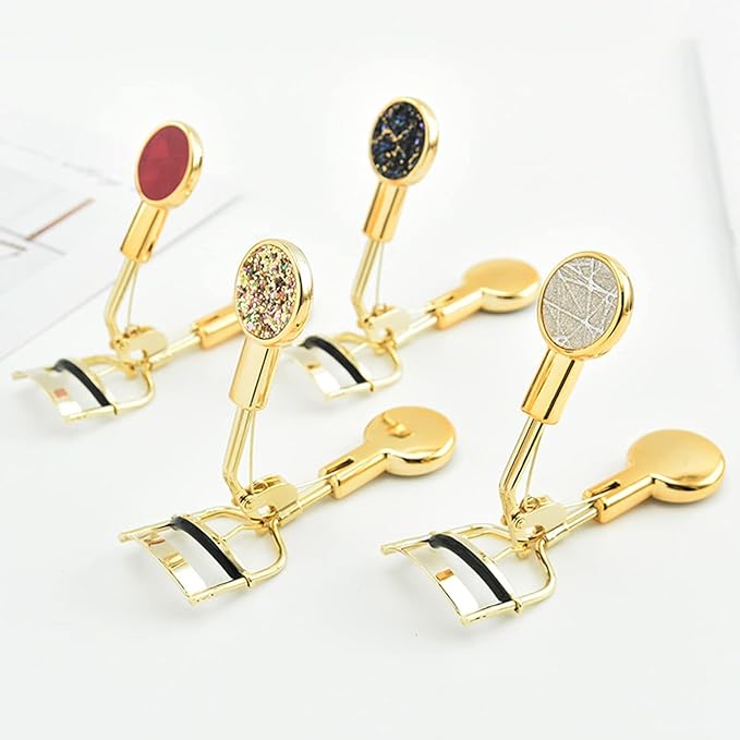 Gold Eyelash Curler Eyelash Curler Tweezers Does Not Hurt Eyelashes Long-Lasting Curling Eye Makeup Cosmetic Tool
