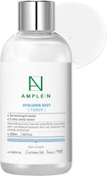 Hyaluron Shot Toner – Korean Hyaluronic Acid and Ceramide Hydrating Face Toner - Moisturizing Essence for Minimizing Wrinkles – Dewy Healthy Glow Skin Booster for Dry and Sensitive Skin, 7.43 fl.oz.