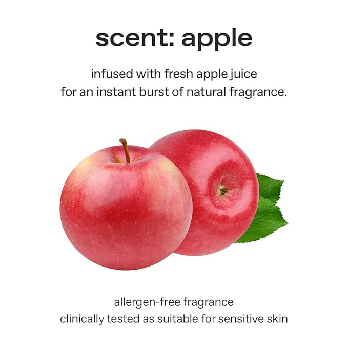 glow apple enzyme foaming cleanser | natural rice powder scrub for mild exfoliation | slightly alkaline formula for deep pore cleansing | enriched with lipase & polyphenols | 3.9 oz