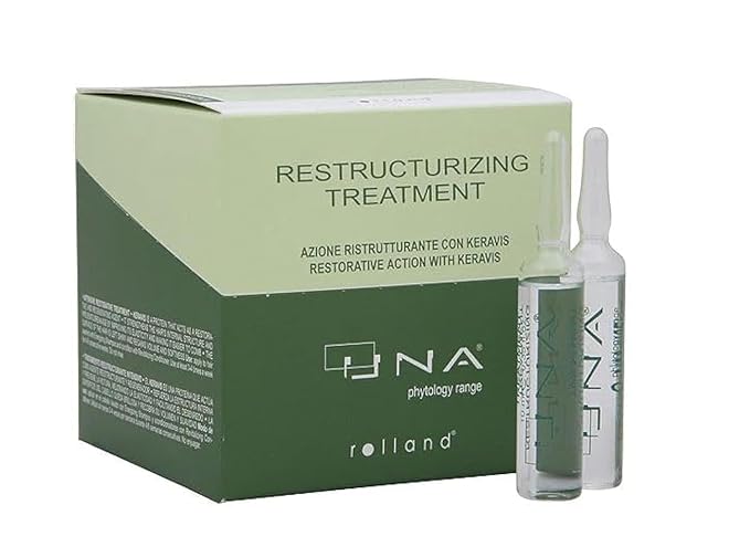 UNA Restructurizing Treatment for Damaged Hair 12 Vials