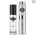 CA Perfume Duo Impression of Ombre Leather 2018 For Women And Men Perfume Layering Set Long Lasting Travel Size EDP + Body Oil Roll-On Bottle 0.27 Fl Oz+0.33 Fl Oz