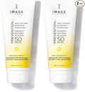 IMAGE Skincare PREVENTION+ Daily Ultimate Protection Moisturizer,SPF 50 Face Sunscreen Lotion,Zinc Oxide,Blendable with No White Cast,3.2 oz,(Pack of 2)
